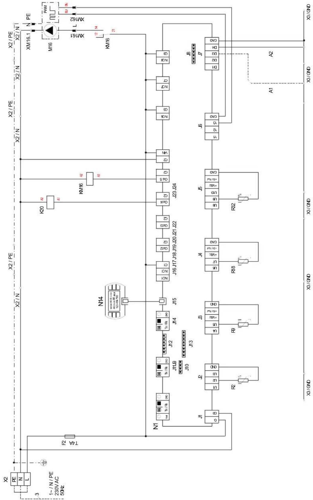 DIMPLEX LAK 9IMR - Stromlaufpläne / Circuit diagrams / Schémas électriques - 2