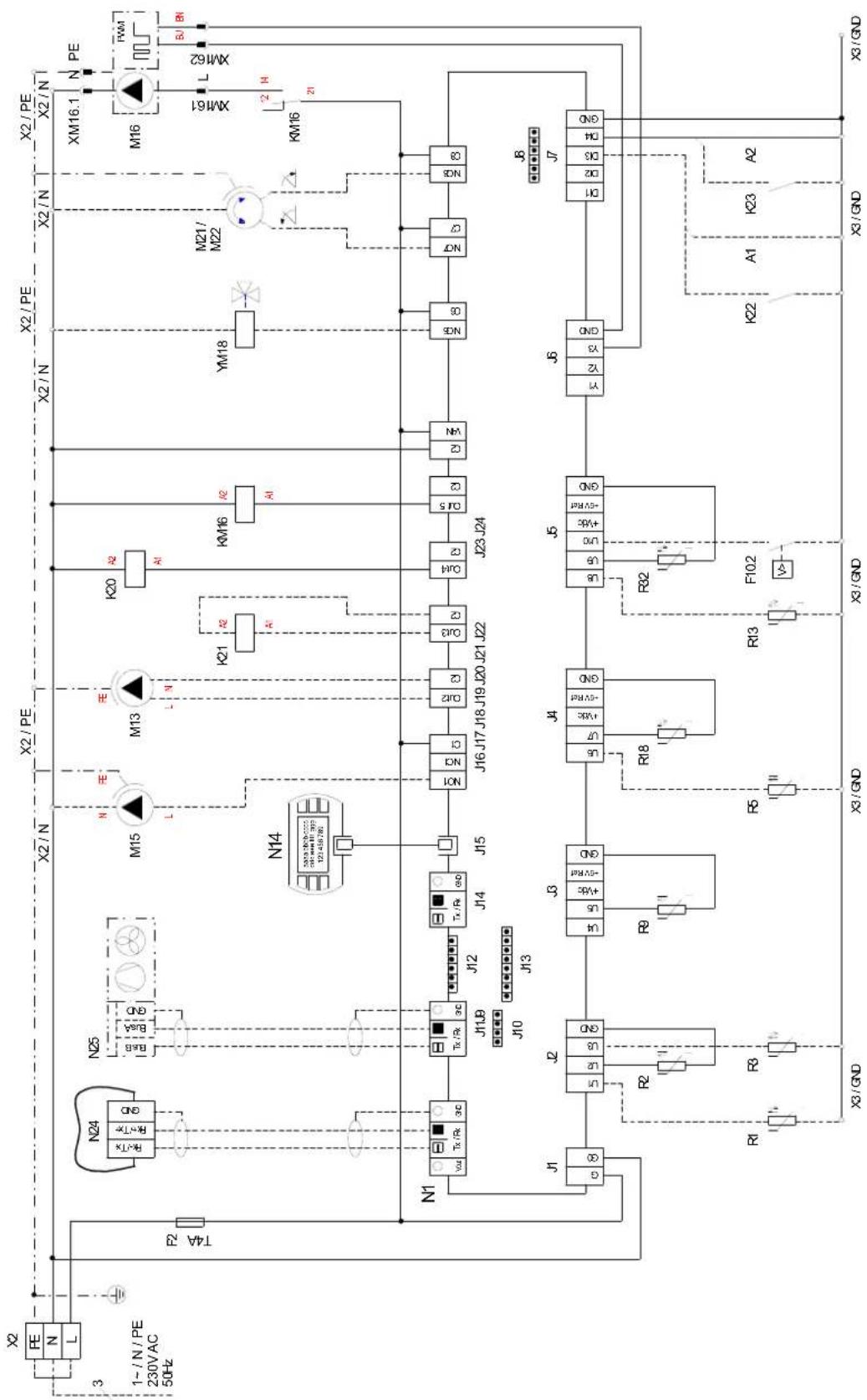 DIMPLEX LAK 9IMR - Stromlaufpläne / Circuit diagrams / Schémas électriques - 4