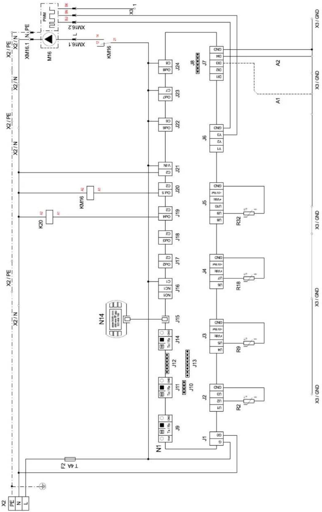 DIMPLEX LAK 9IMR - Maßbild Inneneinheit / Dimension drawing indoor unit / Schéma coté unité intérieure LAK 6IMR / LAK 9IMR / LAK 14IMR / LAK 14ITR - 2