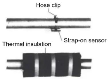Hose clip Strap-on sensor Thermal insulation