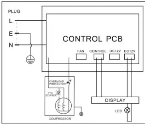 LIVOO GS145 - SCHEMA ÉLECTRIQUE - 1