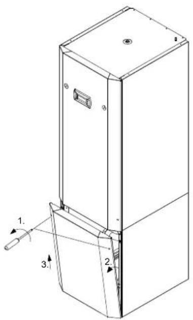 DIMPLEX SIW 11TES - Retrait des tôles du boîtier - 1