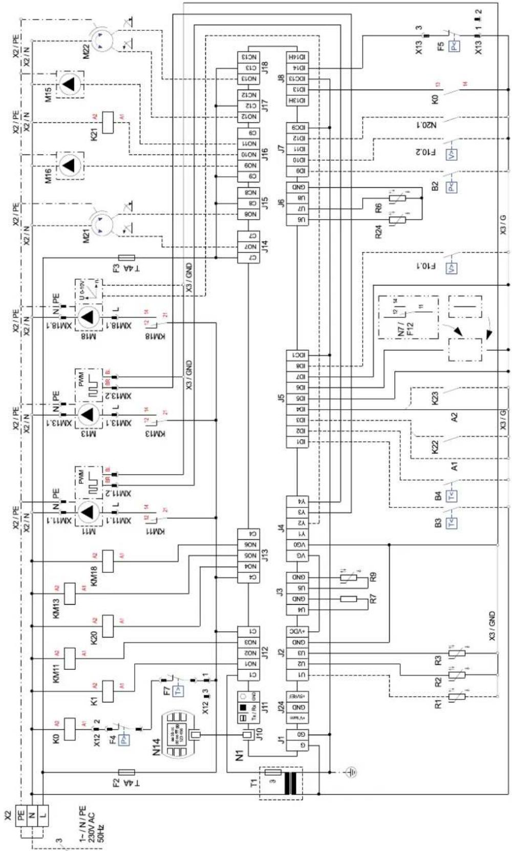 DIMPLEX SIW 11TES - Anschlussplan / Circuit Diagram / Schéma électrique - 1