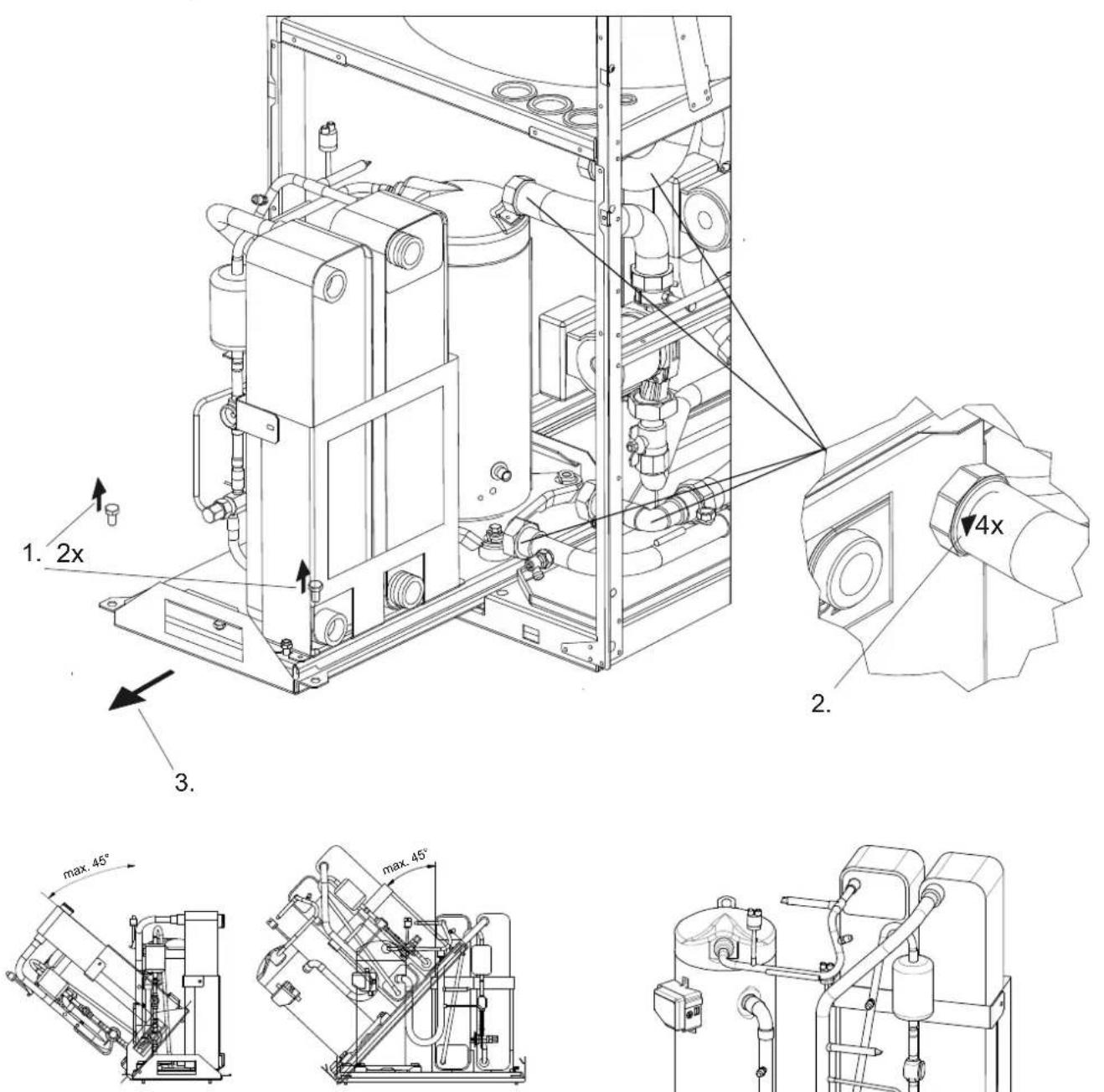 DIMPLEX SIW 11TES - Prise du module de pompe à chaleur - 1