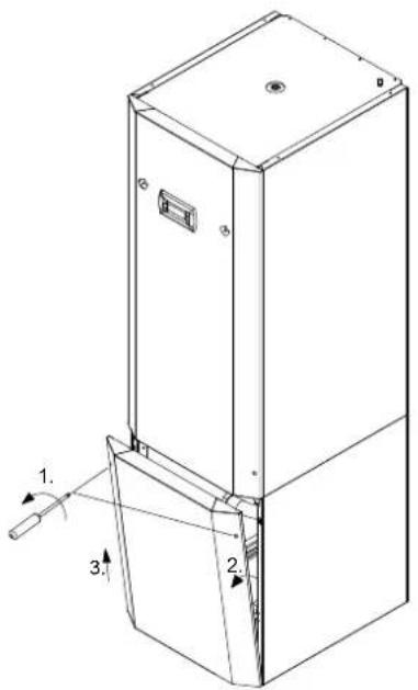 DIMPLEX SIW 11TES - Entfernen der Gehäusebleche - 1