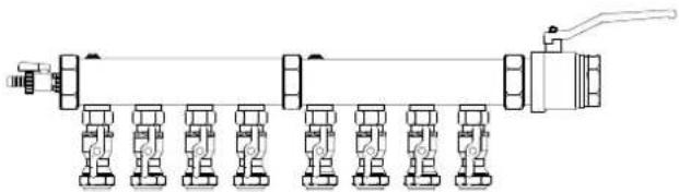 DIMPLEX SIW 11TES - Brine circuit manifold - 1