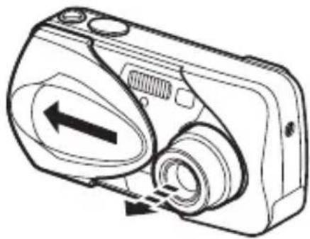 OLYMPUS X-400 - Mise sous tension: - 1