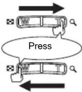 OLYMPUS X-450 - Press the zoom button. - 3