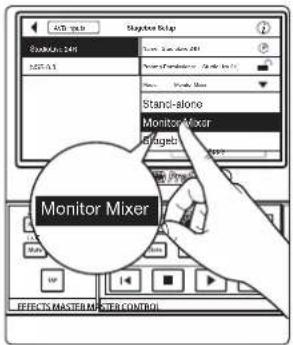 Audio Player Stagnolone Setup Bookbox 244 SNET A1 Stand-alone Monitor Mixer Engel Monitor Mixer EFFECTS MASTER APPIER CONTROL