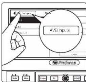 AVB Inputs PreServer