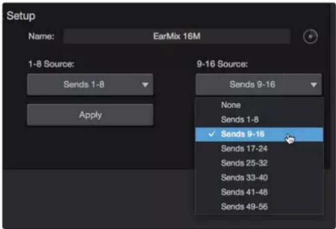 PRESONUS NSB 32.16 - Configuration d'un EarMix 16M depuis UC Surface - 7