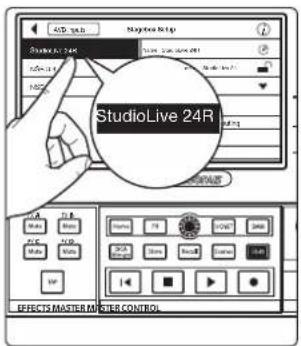 StudioLive 24R EFFECTS MASTER MASTER CONTROL