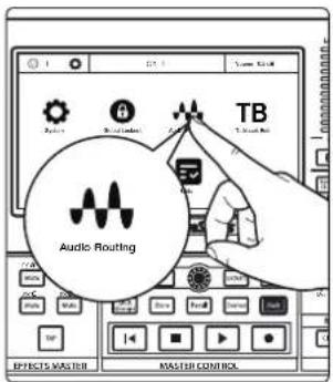 Audio Routing EFFECTS MASTER MASTER CONTROL