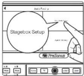 Stagebox Setup Auto Focus PreSearch