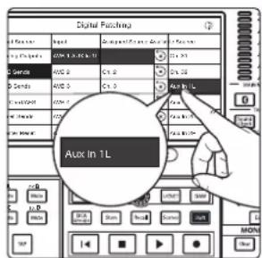 PRESONUS NSB 32.16 - Raccordement des entrées du StudioLive 24 de façade à leurs départs AVB - 3