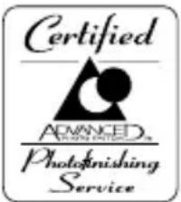 Certified ADVANCED PHOTOINISHING SERVICE