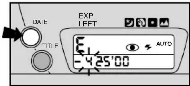 DATE TITLE EXP LEFT E AUTO -4:25'00
