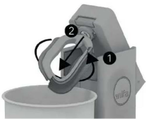WILFA ProBaker Timer KM2GY-T70 - FLEXIBELE KLOPPER BEVESTIGEN - 1