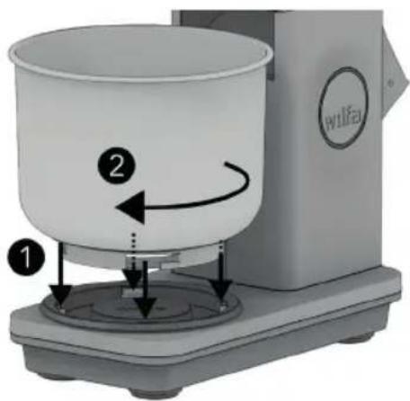 WILFA ProBaker Timer KM2GY-T70 - OTWIERANIE GŁOWICY MIKSERA - 2
