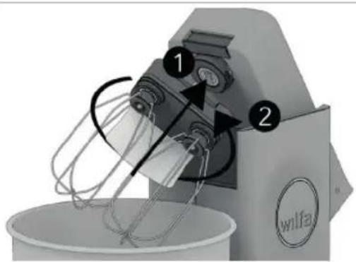 WILFA ProBaker Timer KM2GY-T70 - SCHNEEBESEN ANBRINGEN - 1