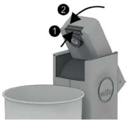 WILFA ProBaker Timer KM2GY-T70 - AVAA SEKOITINPÄÄ - 1