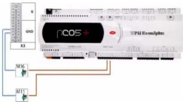DIMPLEX WSI 110TU - Raccordement du signal d'entrée 0 – 10 V - 3