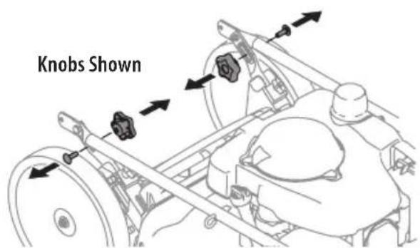 Rover Hi Wheeler 11A-B0R6333 - PULL-OUT HANDLE - 1