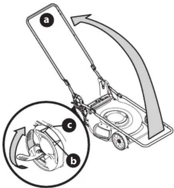 Rover Hi Wheeler 11A-B0R6333 - GUIDON RABATTABLE (RANGEMENT VERTICAL) - 4