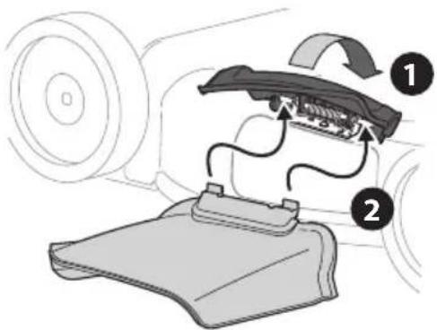 Rover Hi Wheeler 11A-B0R6333 - Attaching Side Discharge Cover (if equipped) - 1