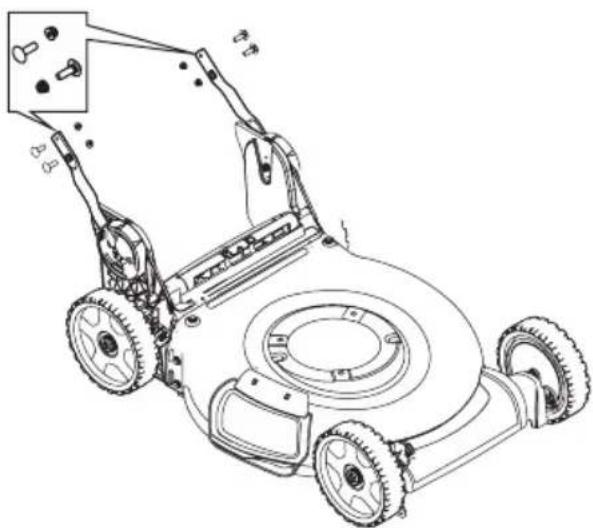 Rover Hi Wheeler 11A-B0R6333 - VERTICAL STORAGE HANDLE - 1