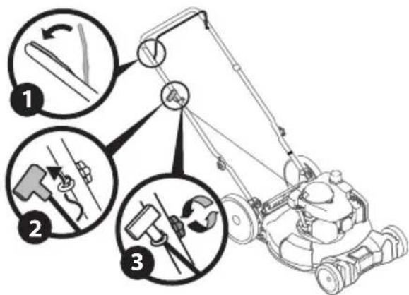 Rover Hi Wheeler 11A-B0R6333 - Recoil Starter Rope Handle Assembly - 1