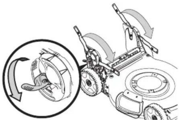 Rover Hi Wheeler 11A-B0R6333 - GUIDON RABATTABLE (RANGEMENT VERTICAL) - 2
