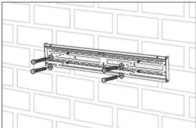 Furrion F2AA002ABBK - Fixation sur un mur en béton massif ou en blocs de béton - 4