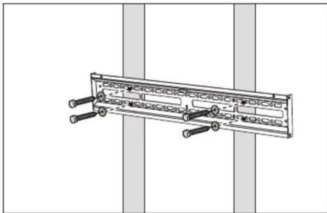 Furrion F2AA002ABBK - Fixation sur un mur à montants en bois recouvert de panneaux de gypse - 4