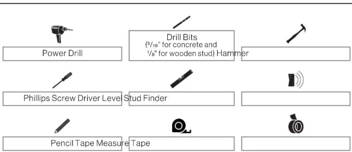 Furrion F2AA002ABBK - Tools Required (not included) - 1