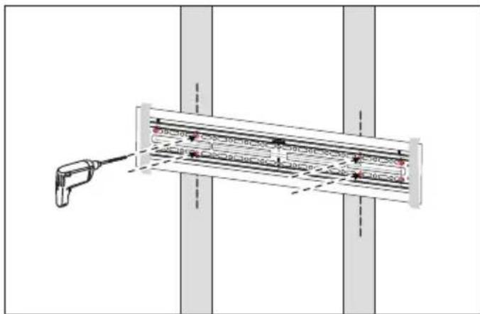 Furrion F2AA002ABBK - Mounting on a wood stud wall covered with gypsum board drywall - 3