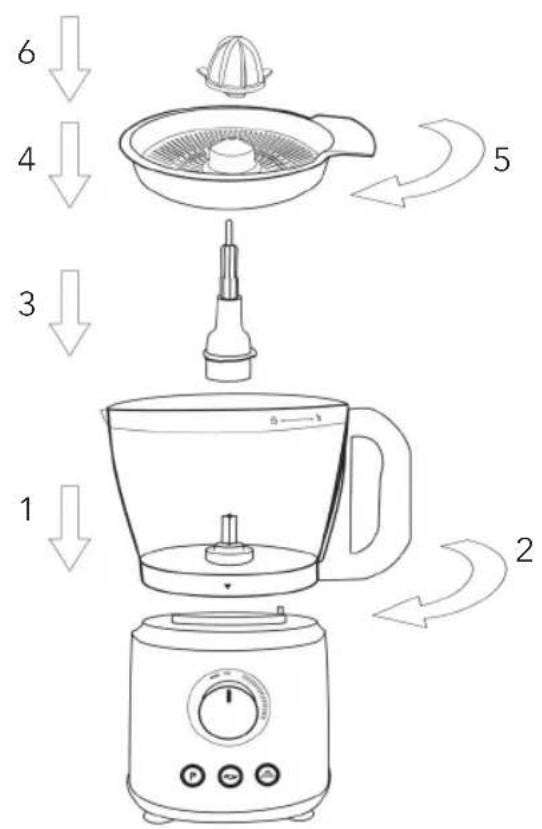 WILFA Essential FP1B-1000 - KORZYSTANIE Z WYCISKARKI DO CYTRUSÓW - 1