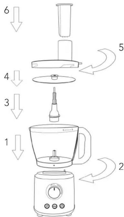 WILFA Essential FP1B-1000 - DETALJER OM KUTTESKIVER - 4