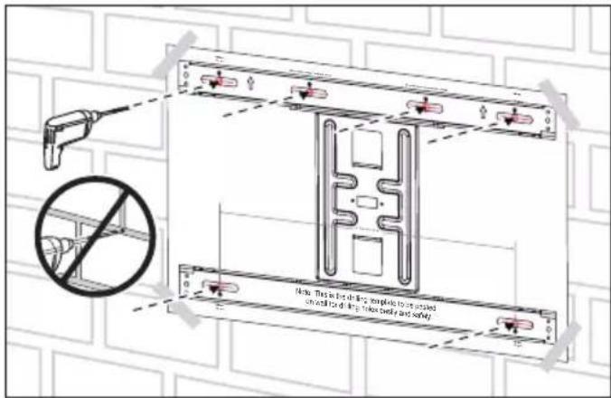Furrion F2AA001ABBK - Mounting on solid concrete or concrete block wall - 2