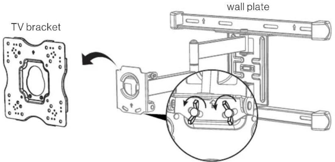 Furrion F2AA001ABBK - Configure the TV Bracket - 1