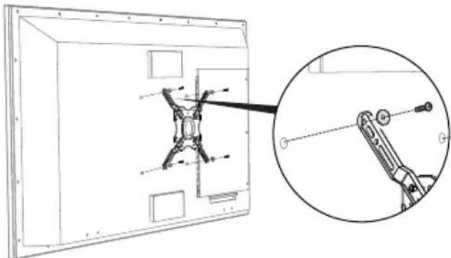 Furrion F2AA001ABBK - Step 2 - Attach TV Bracket to TV Display - 2