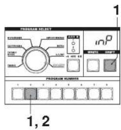 PROGRAM SELECT 1,2