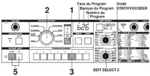 Face du Program Banque du Program Numéro du Program Diode SYNTH/VOCODER 2 1 625 EDIT SELECT COMPRESSOR PROGRAM SELECT AMPOX OUTPUT 0.700 0.700 0.700 0.700 0.700 0.700 0.700 0.700 0.700 0.700 0.700 0.700 0.700 0.700 0.700 0.700 0.700 0.5 3 5 6 8 9 10 11 12 13 14 15 16 17 18 19 20 21 22 23 24 25 26 27…