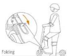 NINEBOT KickScooter E45D - Folding and Carrying - 1