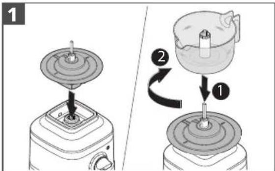 KITCHENAID 5KSB4026EHY - UTILISATION DU PRESSE-AGRUMES - 1
