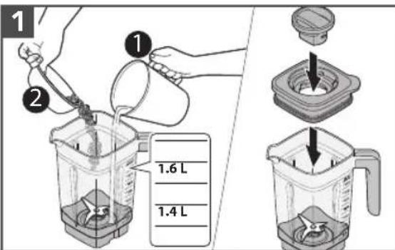 KITCHENAID 5KSB4026EHY - UTILISATION DU BLENDER - 2