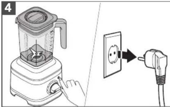 KITCHENAID 5KSB4026EHY - UTILISATION DU BLENDER - 2