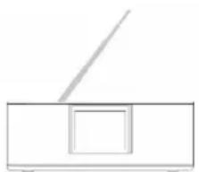 LENCO PDR-046 - Ajustar/fijar la antena telescópica (antena metálica) - 1