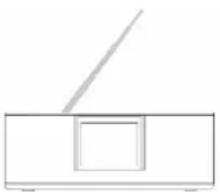 LENCO PDR-046 - Fixation/réglage de l'antenne télescopique (antenne métallique) - 1