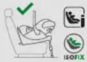 CYBEX Cloud T i-Size - 차량에서의 올바른 위치 - 1